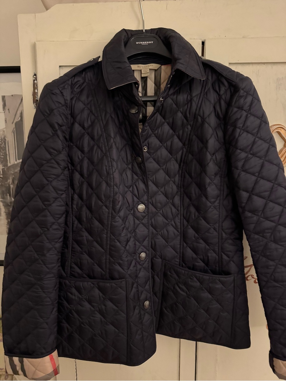 Burberry Quilted Black Woman’s Puffer Jacket
